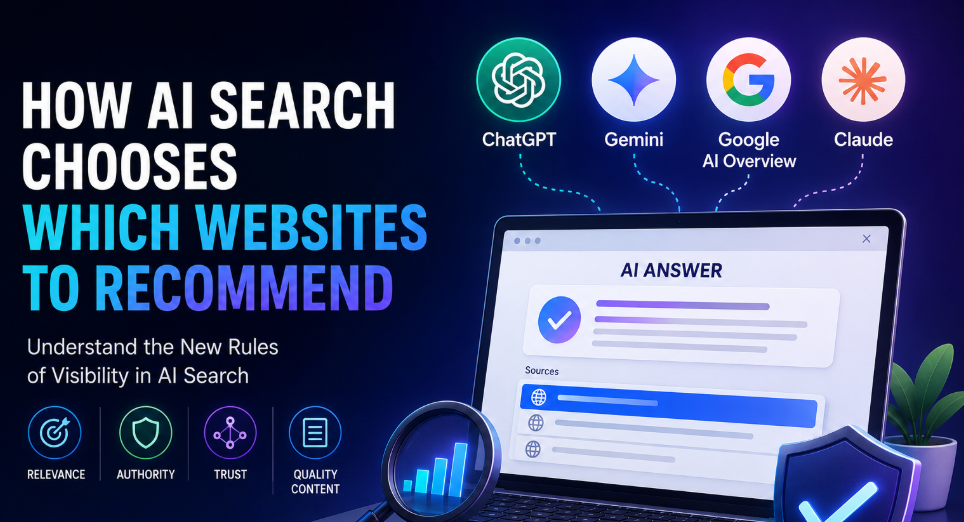 How ChatGPT, Gemini & Google AI Overview Choose Which Websites to Recommend